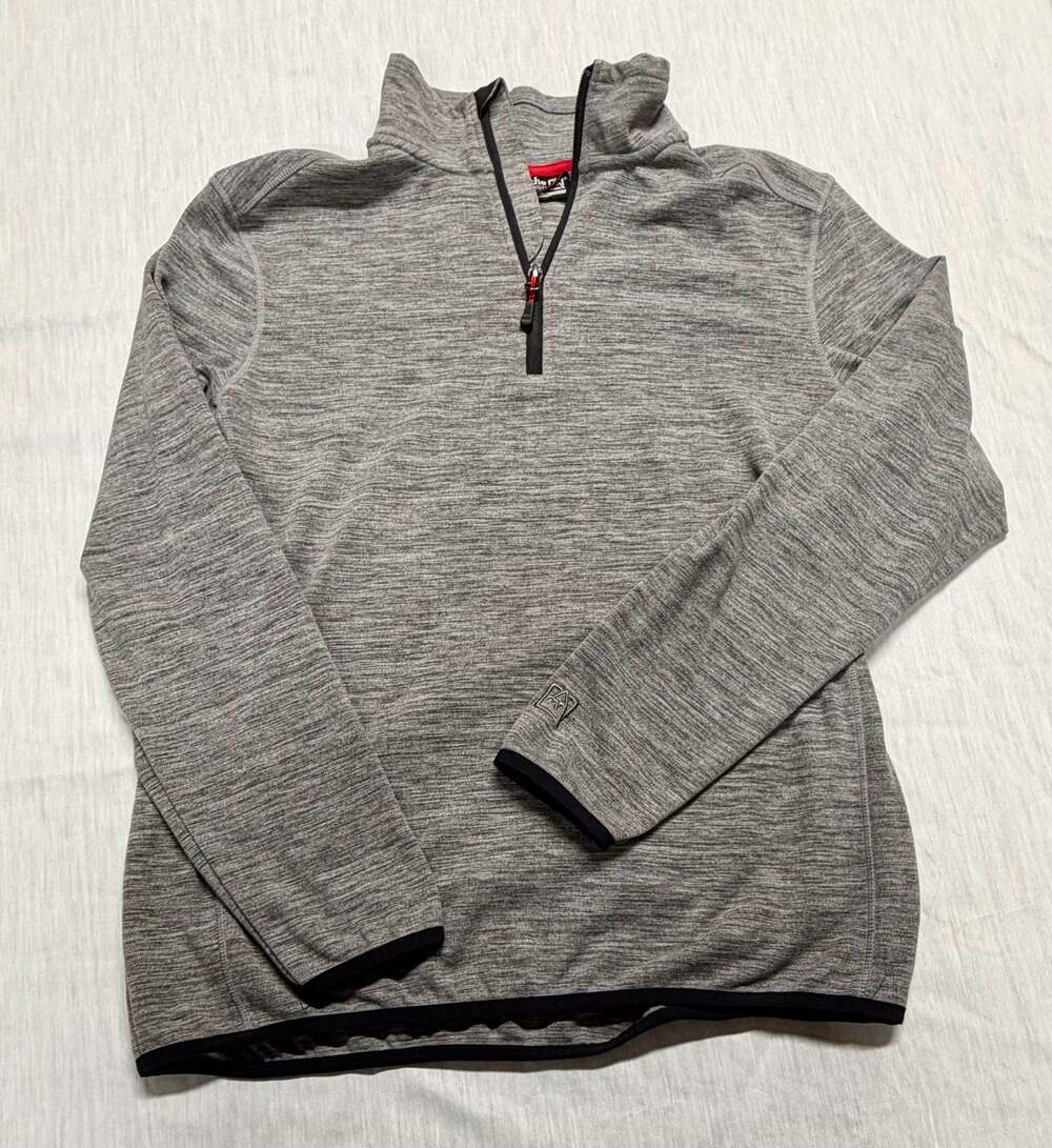 Avalanche Outdoor Supply Co. Men's Gray Heather Quarter Zip Fleece Pullover